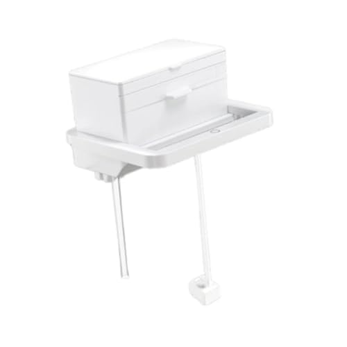 Baoblaze Überlaufbox zum Aufhängen, Aquarium-Filterbox, mehrschichtiger Top-Mount-Wasserreiniger für Schildkrötenbecken, Überlaufrohrfilter mit LED von Baoblaze