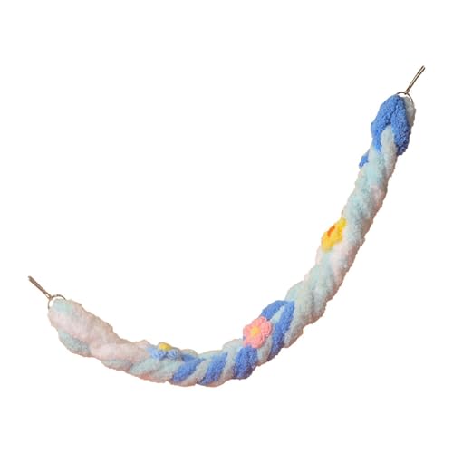 Baoblaze Vogel Seil Barrot Klettern Stehplatte Spielzeug Vogelstange Stand Zuckergleiter Kletterseil für Finkbrüftel kleine Tiere, Blau Weiss Baoblaze Vogel Seil Barrot Klettern Stehplatte Spielzeug Vogelstange Stand Zuckergleiter Kletterseil für Finkbrüftel kleine Tiere, Blau Weiss von Baoblaze