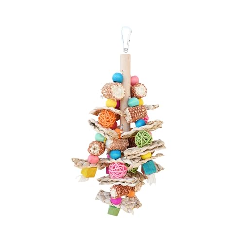 Baoblaze Vogelkäfig-Hängespielzeug, Vogel-Kauspielzeug mit Hängehaken, Papageienspielzeug, Vogelspielzeug für Aras, kleine Vögel, Sittiche, Wellensittiche, 31cmx14cm Baoblaze Vogelkäfig-Hängespielzeug, Vogel-Kauspielzeug mit Hängehaken, Papageienspielzeug, Vogelspielzeug für Aras, kleine Vögel, Sittiche, Wellensittiche, 31cmx14cm von Baoblaze