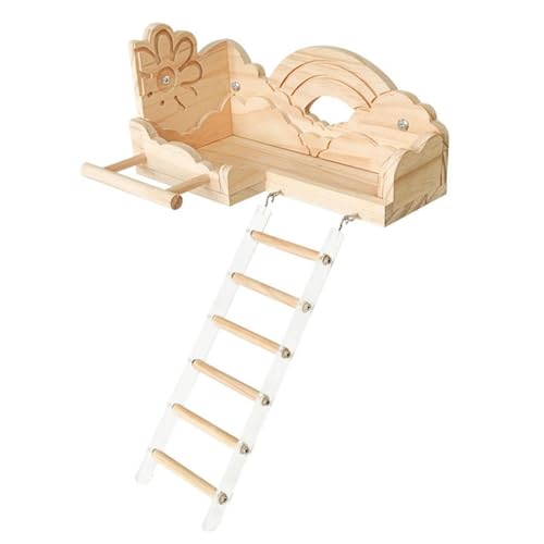 Baoblaze Vogelsitzstangenständer, Holz-Papagei-Sitzstangen-Plattformleiter für Käfig, Spielzeugtreppe, Vogel-Klettergerüst für Papageien, Spielständer Baoblaze Vogelsitzstangenständer, Holz-Papagei-Sitzstangen-Plattformleiter für Käfig, Spielzeugtreppe, Vogel-Klettergerüst für Papageien, Spielständer von Baoblaze