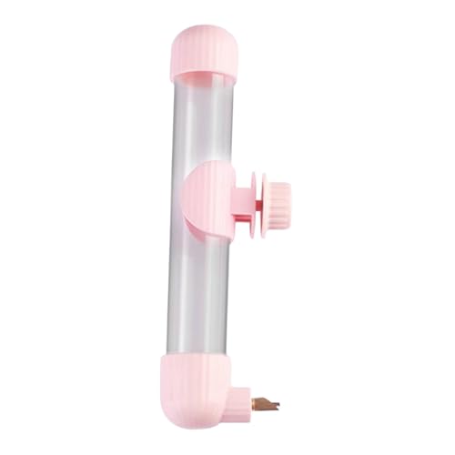 Baoblaze Vogeltränke, automatisches Trinkgerät, Vogelwasserspender, Papageientränke, tragbar, für Sittiche, Wachtelpapageien, Rosa 220 ml von Baoblaze
