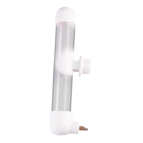 Baoblaze Vogeltränke, automatisches Trinkgerät, Vogelwasserspender, Papageientränke, tragbar, für Sittiche, Wachtelpapageien, Weiß 220 ml von Baoblaze