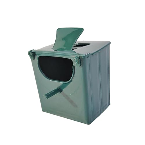 Baoblaze Vogelzucht Nest Box Vogel Käfig Multi -Use Vogel Paarung Box Hanges Käfigzubehör Papageienhaus für Selittel Budgie Lovebirds, GrÜn von Baoblaze