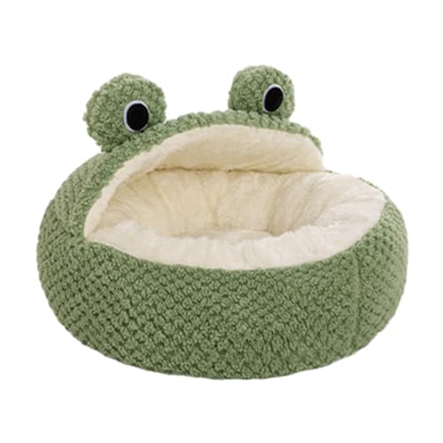 Baoblaze Warmes Hundebett, halbgeschlossenes Haustier-Katzennest, zum Schlafen, selbstwärmend, für den Innenbereich, Froschform, Katzenzelt, Hundekatzenbett, S Baoblaze Warmes Hundebett, halbgeschlossenes Haustier-Katzennest, zum Schlafen, selbstwärmend, für den Innenbereich, Froschform, Katzenzelt, Hundekatzenbett, S von Baoblaze