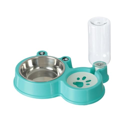 Baoblaze Wasser- und Futternapf-Set für Haustiere, Futterspender und Tränke-Set, automatische Tränkeflasche für kleine und mittelgroße Welpen, Kätzchen, Blau Baoblaze Wasser- und Futternapf-Set für Haustiere, Futterspender und Tränke-Set, automatische Tränkeflasche für kleine und mittelgroße Welpen, Kätzchen, Blau von Baoblaze