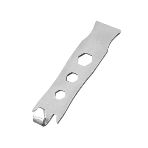 Baoblaze Zaundrahtverdrehung für T-Pfostenklammern, 3 Löcher, 6/8/10 mm, praktisch, genug, um alle Stahldrähte zu verdrehen, spart Arbeit, zu, 9.5 cm X 2.5 cm Baoblaze Zaundrahtverdrehung für T-Pfostenklammern, 3 Löcher, 6/8/10 mm, praktisch, genug, um alle Stahldrähte zu verdrehen, spart Arbeit, zu, 9.5 cm X 2.5 cm von Baoblaze