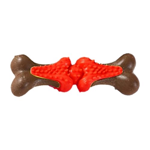 Baoblaze beißspielzeug für Welpen, Hundespielzeug, knochenförmig, interaktives Spielzeug, Robustes Hundespielzeug, Hundekauspielzeug für mittelgroße/große, Rot Baoblaze beißspielzeug für Welpen, Hundespielzeug, knochenförmig, interaktives Spielzeug, Robustes Hundespielzeug, Hundekauspielzeug für mittelgroße/große, Rot von Baoblaze
