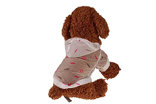 Baodaner Hunde-Kleidung, süße Hemden, Sommer-T-Shirt für kleine Hunde, Haustier-Klimaanlage, Hundekostüm (S, weiß) von Baodaner
