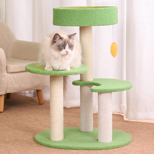 Cat House Deluxe, mehrstufiger Kratzbaum, Aktivitätszentrum, Kratzbaumspielzeug mit robusten Sisal-Kratzbäumen Cat House Deluxe, mehrstufiger Kratzbaum, Aktivitätszentrum, Kratzbaumspielzeug mit robusten Sisal-Kratzbäumen von Baodiale