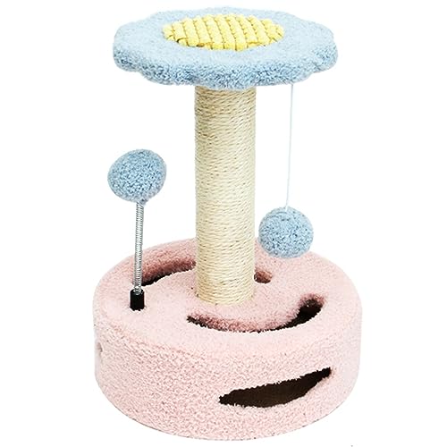 Katzenhaus, 35 cm, Kleiner Katzenbaum für Hauskatzen mit Sisal-Kratzbäumen, Katzenkletterbaum, kleines Katzenspielzeug, Katzensprungplattform – kreatives Sonnenblumen-Design Katzenhaus, 35 cm, Kleiner Katzenbaum für Hauskatzen mit Sisal-Kratzbäumen, Katzenkletterbaum, kleines Katzenspielzeug, Katzensprungplattform – kreatives Sonnenblumen-Design von Baodiale