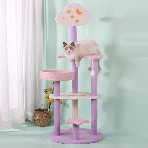 Katzenhaus Katzenbaum Turm Eigentumswohnung Möbel Wohnung Plüsch Lebensraum Kätzchen Unterhaltungsplattform mit Kratzbäumen Spielzeugball Haustierhaus Spielen Katzenhaus Katzenbaum Turm Eigentumswohnung Möbel Wohnung Plüsch Lebensraum Kätzchen Unterhaltungsplattform mit Kratzbäumen Spielzeugball Haustierhaus Spielen von Baodiale