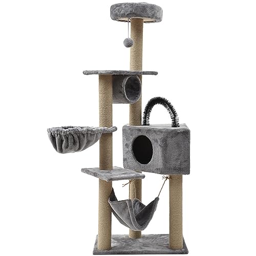 Katzenhaus Katzenbaumturm für Hauskatzen Mehrstöckiges Katzenhaus Katzenbettmöbel mit Kratzbaum Aktivitätszentrum für Kätzchen Katzenhaus Katzenbaumturm für Hauskatzen Mehrstöckiges Katzenhaus Katzenbettmöbel mit Kratzbaum Aktivitätszentrum für Kätzchen von Baodiale