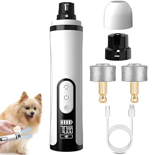Baomaeyea Silent Groom Pro Nail Grinder,Aktualisieren Silent Bräutigam Pro Dog Nagel Trimmer mit LED-Licht und 3 Geschwindigkeiten für Hunde und Katzen,Super Ruhiges Haustierklauen -Pflegewerkzeug Baomaeyea Silent Groom Pro Nail Grinder,Aktualisieren Silent Bräutigam Pro Dog Nagel Trimmer mit LED-Licht und 3 Geschwindigkeiten für Hunde und Katzen,Super Ruhiges Haustierklauen -Pflegewerkzeug von Baomaeyea