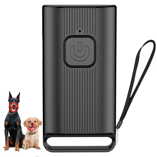 Mini Ultraschall-Hunde-Bell-Deterrent – Bell-Stop-Gerät für den eigenen oder Nachbars Hund, wiederaufladbarer Anti-Bell-Trainer, tragbares Trainings-Tool gegen Bellen von Baopilong