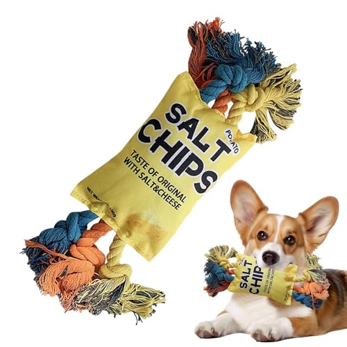 Baoqifong Kauspielzeug für Welpen, Kauspielzeug für Hunde mit Seilknoten, Kauspielzeug für Welpen zum Zahnen, Interaktives Kau-Welpen-Quietschspielzeug für kleine, große Hunde, Haustiere, Kätzchen Baoqifong Kauspielzeug für Welpen, Kauspielzeug für Hunde mit Seilknoten, Kauspielzeug für Welpen zum Zahnen, Interaktives Kau-Welpen-Quietschspielzeug für kleine, große Hunde, Haustiere, Kätzchen von Baoqifong