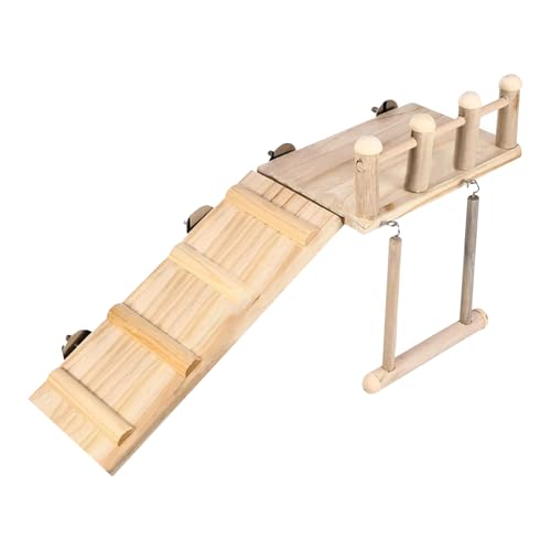 Baoqifong Vogel Spielplatz | Sitzast für Wellensittiche - Wellensittich Spiel- Und Trainingsast Mit Holzschaukel Und Kletterleiter Für Nymphensittiche Und Unzertrennliche Baoqifong Vogel Spielplatz | Sitzast für Wellensittiche - Wellensittich Spiel- Und Trainingsast Mit Holzschaukel Und Kletterleiter Für Nymphensittiche Und Unzertrennliche von Baoqifong