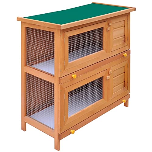 BaraSh Kaninchenstall Kleintierhaus Hasenstall 4 Türen Holz Kaninchenstall DraußEn Winterfest BaraSh Kaninchenstall Kleintierhaus Hasenstall 4 Türen Holz Kaninchenstall DraußEn Winterfest von BaraSh