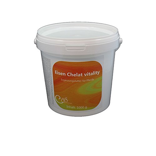 Eisen Chelat Vitality - erhöhter Eisenbedarf, Ergänzungsfutter für Pferde (1000 g) von Barbara Seitz