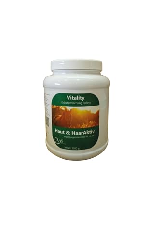 Kräutermischung Vitality Haut&HaarAktiv Pellets 1000 g, mit wertvollen Kräutern, für den Fellwechsel und Mauke bei Pferden, Getreidefrei - Barbara Seitz Kräutermischung Vitality Haut&HaarAktiv Pellets 1000 g, mit wertvollen Kräutern, für den Fellwechsel und Mauke bei Pferden, Getreidefrei - Barbara Seitz von Barbara Seitz