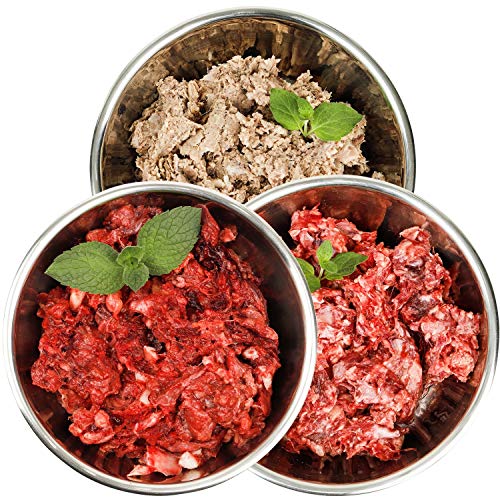 Barf Hundefutter Sparpaket Rind-Mix 28kg rohes Frostfutter mit Rindfleisch aus Deutscher Weidehaltung für gesunde Hunde (28x 1.000g) von Barf-Snack