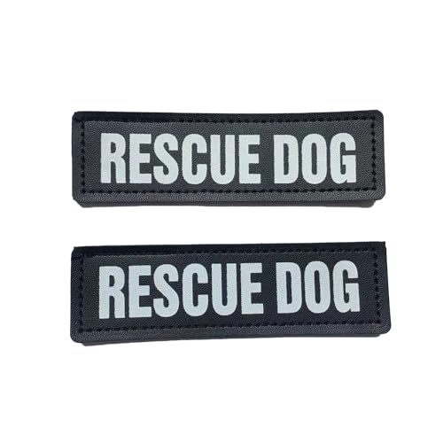 Rescue Dog Patch für unser reflektierendes Ultra-Geschirr (XS bis S) von Bark Appeal