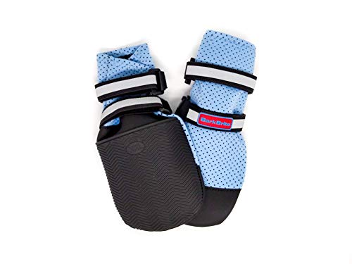Bark Brite Hundestiefel, leicht, Neopren, Pfotenschutz, für Komfort und Atmungsaktivität, in 5 Größen (Blau, XXL) von Bark Brite