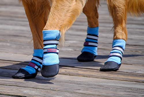 Bark Brite Hundestiefel Pfotenschutz Pfoten Schuhe aus leichtem Neopren, für Komfort und Atmungsaktivität, in 5 Größen (Medium) von Bark Brite