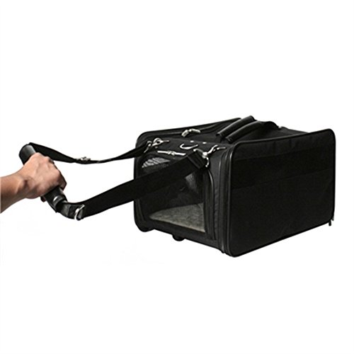 Bark n Bag B2825 Jetway Classic Haustier Träger, schwarz von Bark-n-Bag