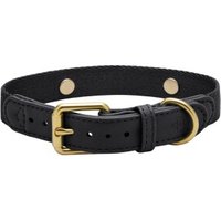 Barkalot Hundehalsband Veganes Leder schwarz M von Barkalot