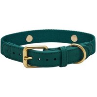Barkalot Hundehalsband Veganes Leder grün XL von Barkalot