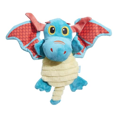BARK Grimbold Hundespielzeug Drache, blaue und rote Flügel, Größe XS / S BARK Grimbold Hundespielzeug Drache, blaue und rote Flügel, Größe XS / S von Barkbox