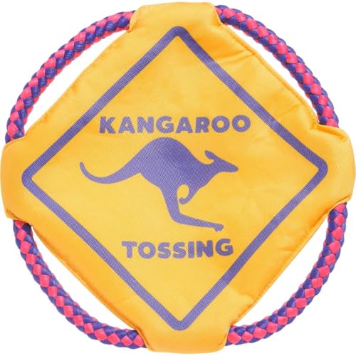Barkbox BARK Känguru-Wurfspielzeug, Gelb und Blau, geflochtenes Seil-Design Barkbox BARK Känguru-Wurfspielzeug, Gelb und Blau, geflochtenes Seil-Design von Barkbox