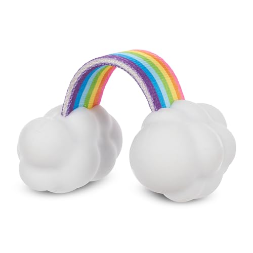 Barkbox Hundespielzeug - Spielzeug G BIV Rainbow Super Chewer Zerrspielzeug für Aggressive Kauer mit doppelt verstärktem Gurt und robusten Gummi-Wolken - Klein Barkbox Hundespielzeug - Spielzeug G BIV Rainbow Super Chewer Zerrspielzeug für Aggressive Kauer mit doppelt verstärktem Gurt und robusten Gummi-Wolken - Klein von Barkbox