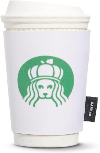 Barkbox Pupkin Spice Latte Plüsch-Hundespielzeug, Quietscher innen, für mittelgroße bis große Hunde, Weiß Barkbox Pupkin Spice Latte Plüsch-Hundespielzeug, Quietscher innen, für mittelgroße bis große Hunde, Weiß von Barkbox