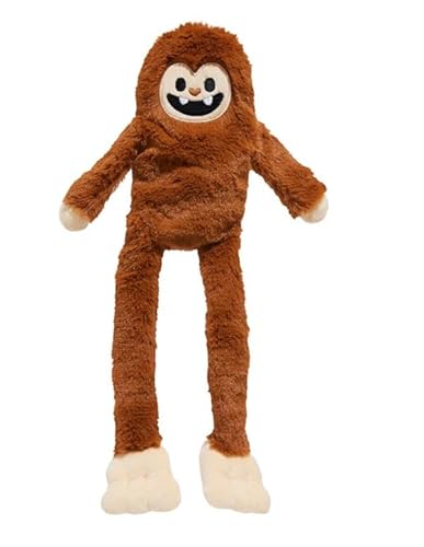 Plüsch Sasquatch Hundespielzeug mit Quietscher, Lange Whip-N-Flip Gliedmaßen, Knistergeräusch, Braun Plüsch Sasquatch Hundespielzeug mit Quietscher, Lange Whip-N-Flip Gliedmaßen, Knistergeräusch, Braun von Barkbox