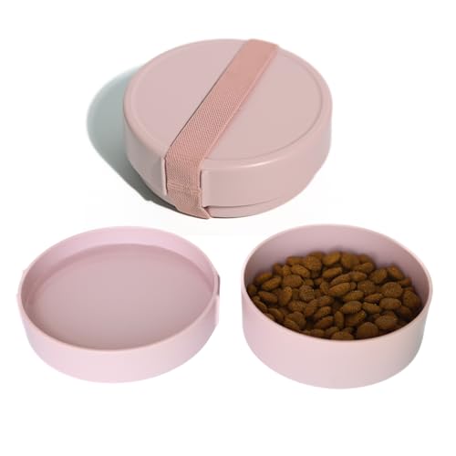 Barkin' Trails Reise Hundenäpfe - Tragbares, BPA-freies Hundefutter und Wassernapf Set für Outdoor und Camping von Barkin' Trails