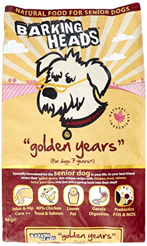 Barking Heads GY6 Hundefutter Golden Years, 6 Kg von Barking Heads