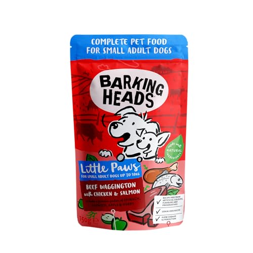 Barking Heads Little Paws Wet Beef Waggington mit Huhn & Lachs, 10 x 150 g Barking Heads Little Paws Wet Beef Waggington mit Huhn & Lachs, 10 x 150 g von Barking Heads