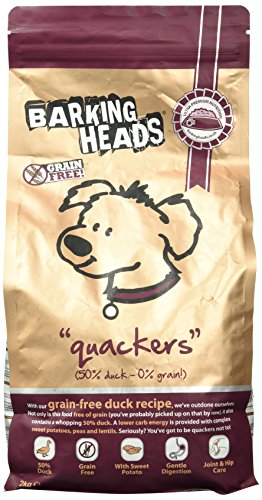 Barking Heads Q2 Hundefutter Quackers Grain Free, 2 Kg von Barking Heads