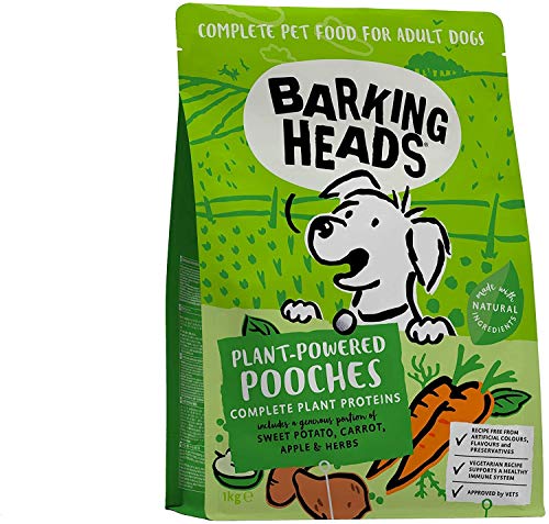 Barking Heads Trockenfutter für Hunde, pflanzenbetrieben, 1 kg von Barking Heads