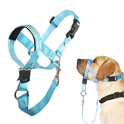 BARKLESS Halfter für Hundetraining und Spaziergänge ohne Ziehen, leicht gemacht, weiches, verstellbares Hundehalfter mit Sicherheitsglied - Machen Sie Schluss mit dem Ziehen an der Leine BARKLESS Halfter für Hundetraining und Spaziergänge ohne Ziehen, leicht gemacht, weiches, verstellbares Hundehalfter mit Sicherheitsglied - Machen Sie Schluss mit dem Ziehen an der Leine von Barkless