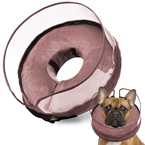 BARKLESS Hundekegel, aufblasbarer Hundekegel nach Operationen für kleine, mittelgroße und große Rassen, weiches Operationshalsband mit verbessertem Anti-Leck-Schutzschild für Haustiere, schützendes BARKLESS Hundekegel, aufblasbarer Hundekegel nach Operationen für kleine, mittelgroße und große Rassen, weiches Operationshalsband mit verbessertem Anti-Leck-Schutzschild für Haustiere, schützendes von Barkless