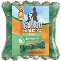 Barkoo gefüllte Kauknochen - Breath (mit Minze) - 12 cm, 300 g (6 Stück) von Barkoo