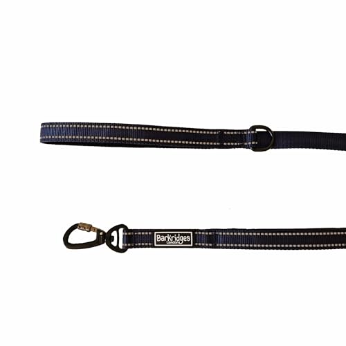Barkridges® Hochwertige Hundeleine mit 3 Griffen, Verkehrsgriff, gesichert, Verriegelungsclip, gepolsterter Griff, Sicherheits-Reflexstreifen, bequem für kleine, mittelgroße und große Hunde, von Barkridges