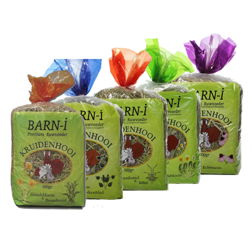 Barn-i Kräuterheui - Hagebutte und Pfefferminze - 500 g von Barn-i