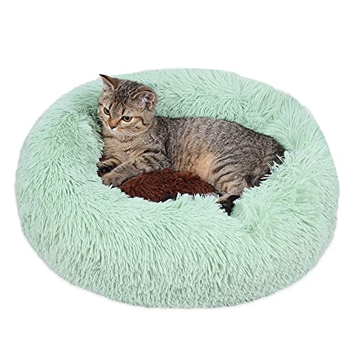 BaronHong Beruhigendes Hundebett & Katzenbett, Anti-Angst-Donut-Hundekuschelbett, wärmendes, gemütliches, weiches, rundes Hundebett, Flauschiges Kunstpelz-Plüsch BaronHong Beruhigendes Hundebett & Katzenbett, Anti-Angst-Donut-Hundekuschelbett, wärmendes, gemütliches, weiches, rundes Hundebett, Flauschiges Kunstpelz-Plüsch von BaronHong