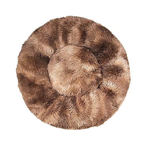 BaronHong Beruhigendes Hundebett & Katzenbett, Anti-Angst-Donut-Hundekuschelbett, wärmendes, gemütliches, weiches, rundes Hundebett, Flauschiges Kunstpelz-Plüsch (bandhnu-Coffee, 32 Zoll) BaronHong Beruhigendes Hundebett & Katzenbett, Anti-Angst-Donut-Hundekuschelbett, wärmendes, gemütliches, weiches, rundes Hundebett, Flauschiges Kunstpelz-Plüsch (bandhnu-Coffee, 32 Zoll) von BaronHong
