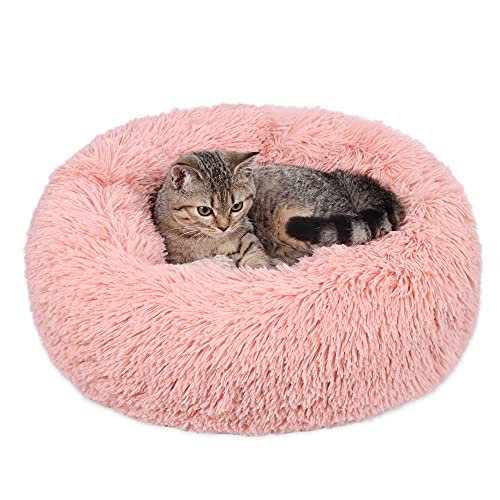 BaronHong Beruhigendes Hundebett & Katzenbett, Anti-Angst-Donut-Hundekuschelbett, wärmendes, gemütliches, weiches, rundes Hundebett, Flauschiges Kunstpelz-Plüsch BaronHong Beruhigendes Hundebett & Katzenbett, Anti-Angst-Donut-Hundekuschelbett, wärmendes, gemütliches, weiches, rundes Hundebett, Flauschiges Kunstpelz-Plüsch von BaronHong