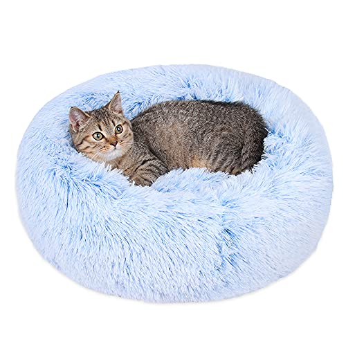 BaronHong Beruhigendes Hundebett & Katzenbett, Anti-Angst-Donut-Hundekuschelbett, wärmendes, gemütliches, weiches, rundes Hundebett, Flauschiges Kunstpelz-Plüsch BaronHong Beruhigendes Hundebett & Katzenbett, Anti-Angst-Donut-Hundekuschelbett, wärmendes, gemütliches, weiches, rundes Hundebett, Flauschiges Kunstpelz-Plüsch von BaronHong