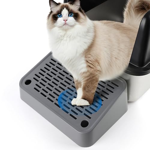 Bartuke Katzenstreu Rampe, Katzentreppe/Katzentoilettenrampe/Katzenfänger Litter Trapper mit Filterfunktion, leicht zu reinigen, Katzentoilettenstufe ideal für Kätzchen und ältere Katzen Bartuke Katzenstreu Rampe, Katzentreppe/Katzentoilettenrampe/Katzenfänger Litter Trapper mit Filterfunktion, leicht zu reinigen, Katzentoilettenstufe ideal für Kätzchen und ältere Katzen von Bartuke